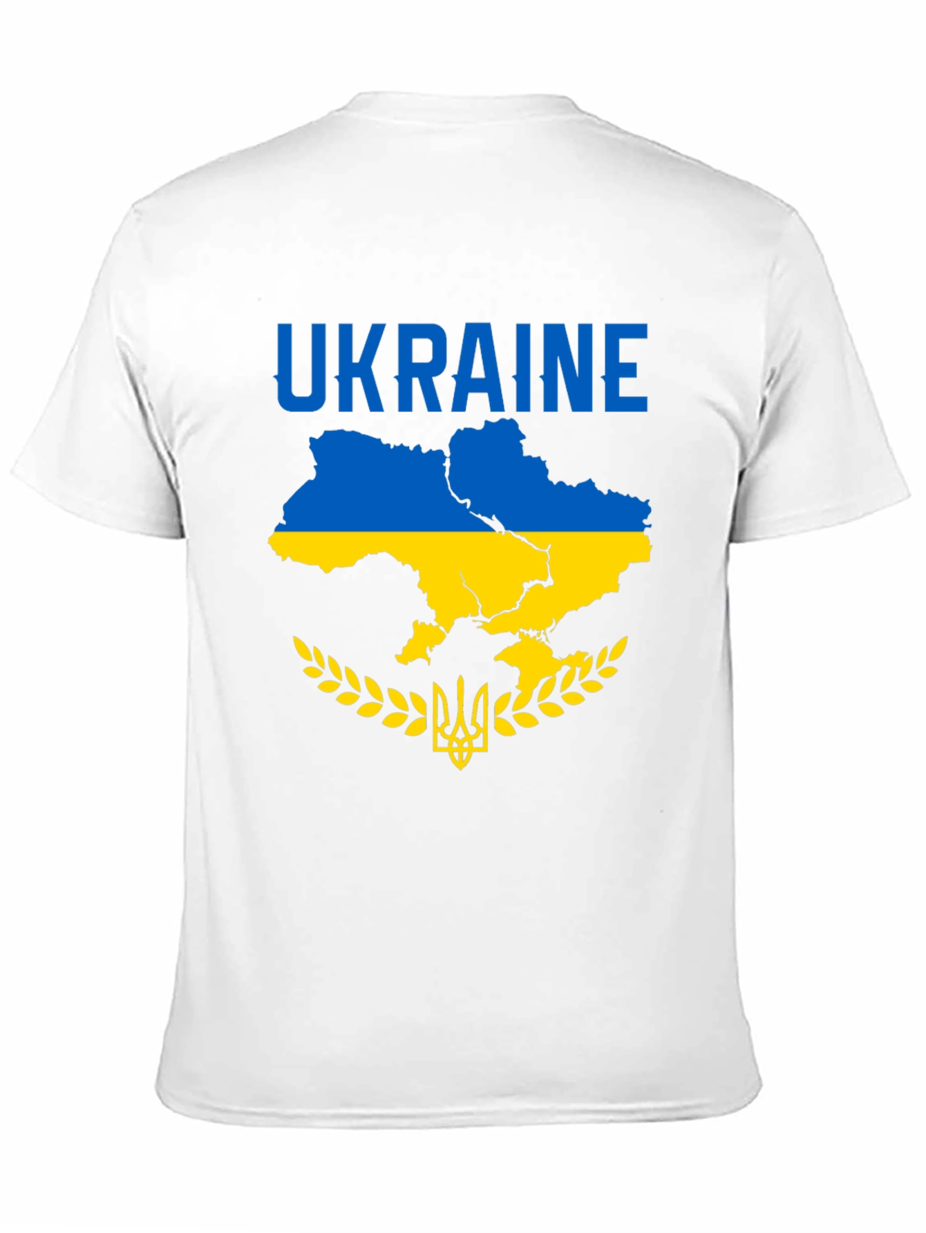 Ukraine Map T-Shirt - Black Unisex Tee
