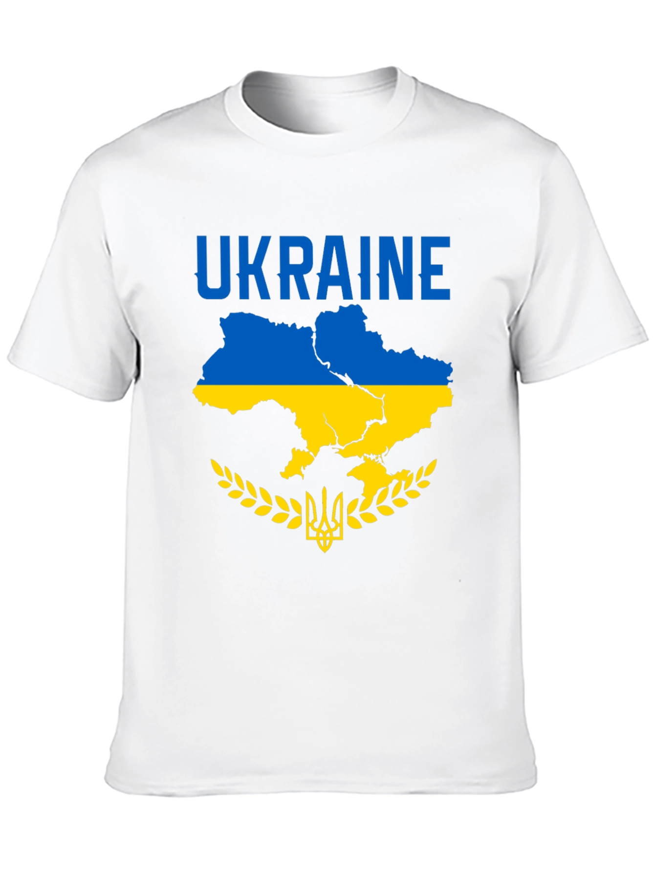 Ukraine Map T-Shirt - Black Unisex Tee