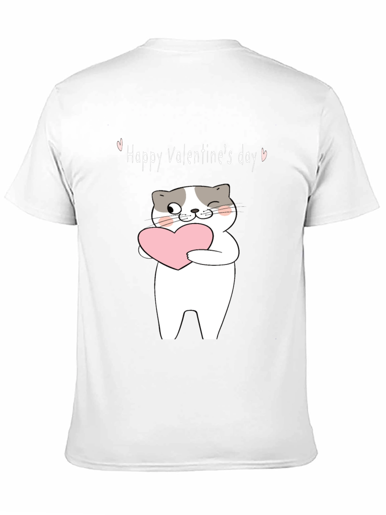 Happy Valentines Day Cat T-Shirt