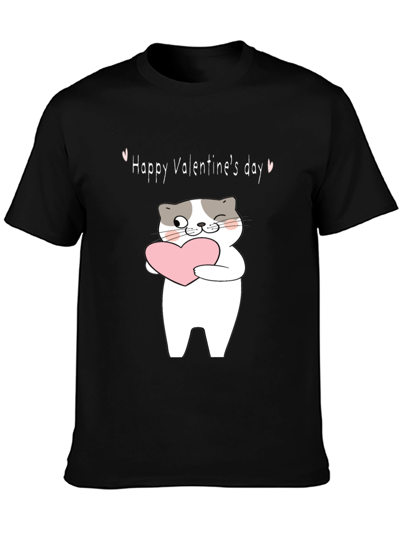 Happy Valentines Day Cat T-Shirt