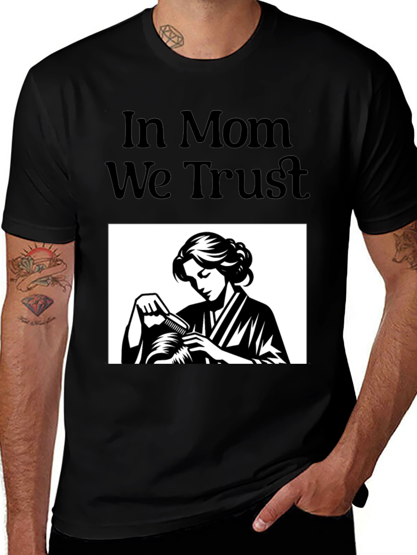 In Mom We Trust Graphic T-Shirt