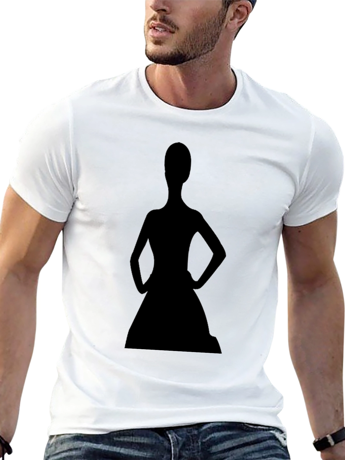Elegant Silhouette T-Shirt