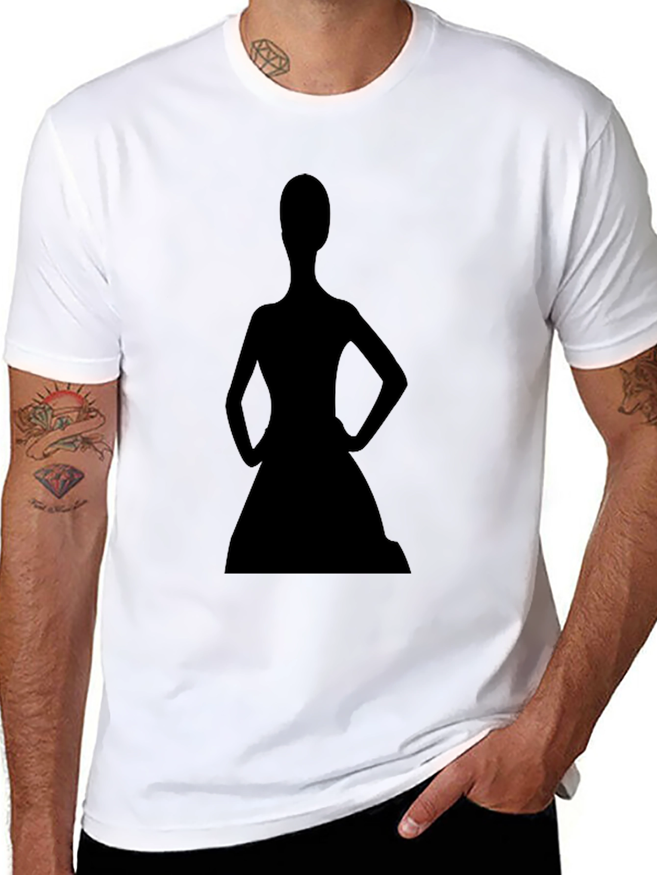 Elegant Silhouette T-Shirt