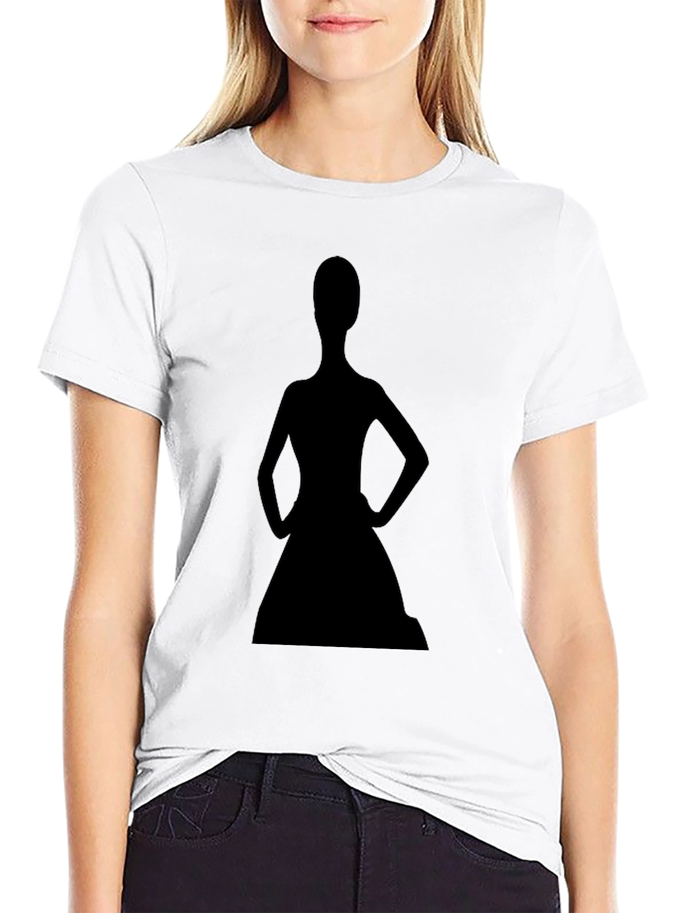 Elegant Silhouette T-Shirt