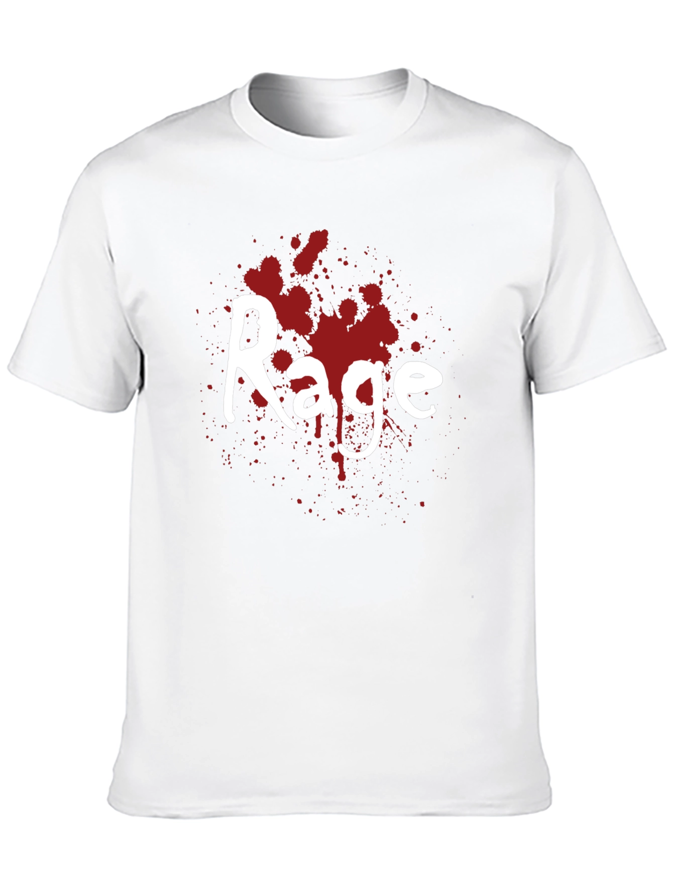 Rage Splatter Graphic Tee - Bold Statement Shirt