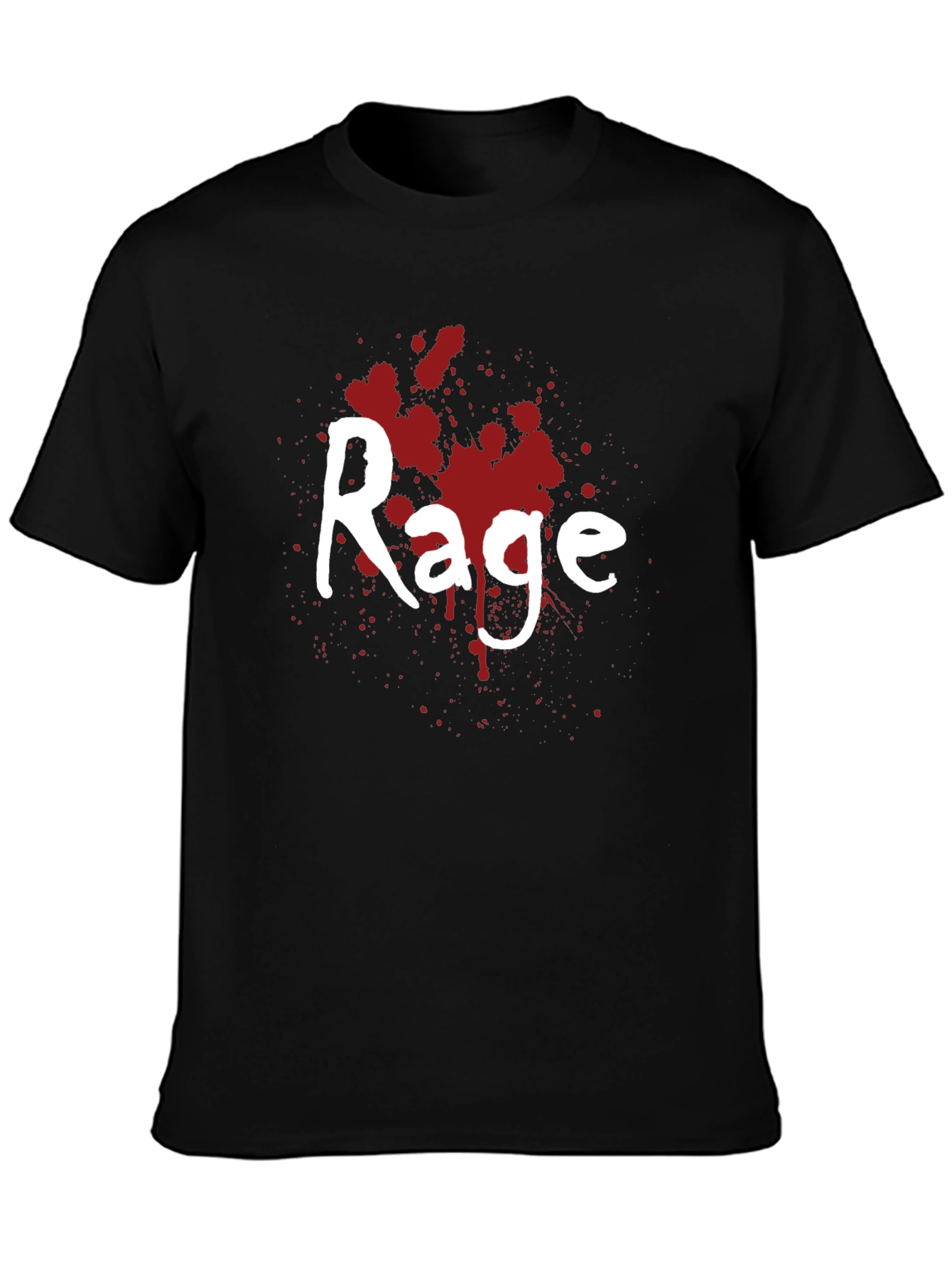Rage Splatter Graphic Tee - Bold Statement Shirt