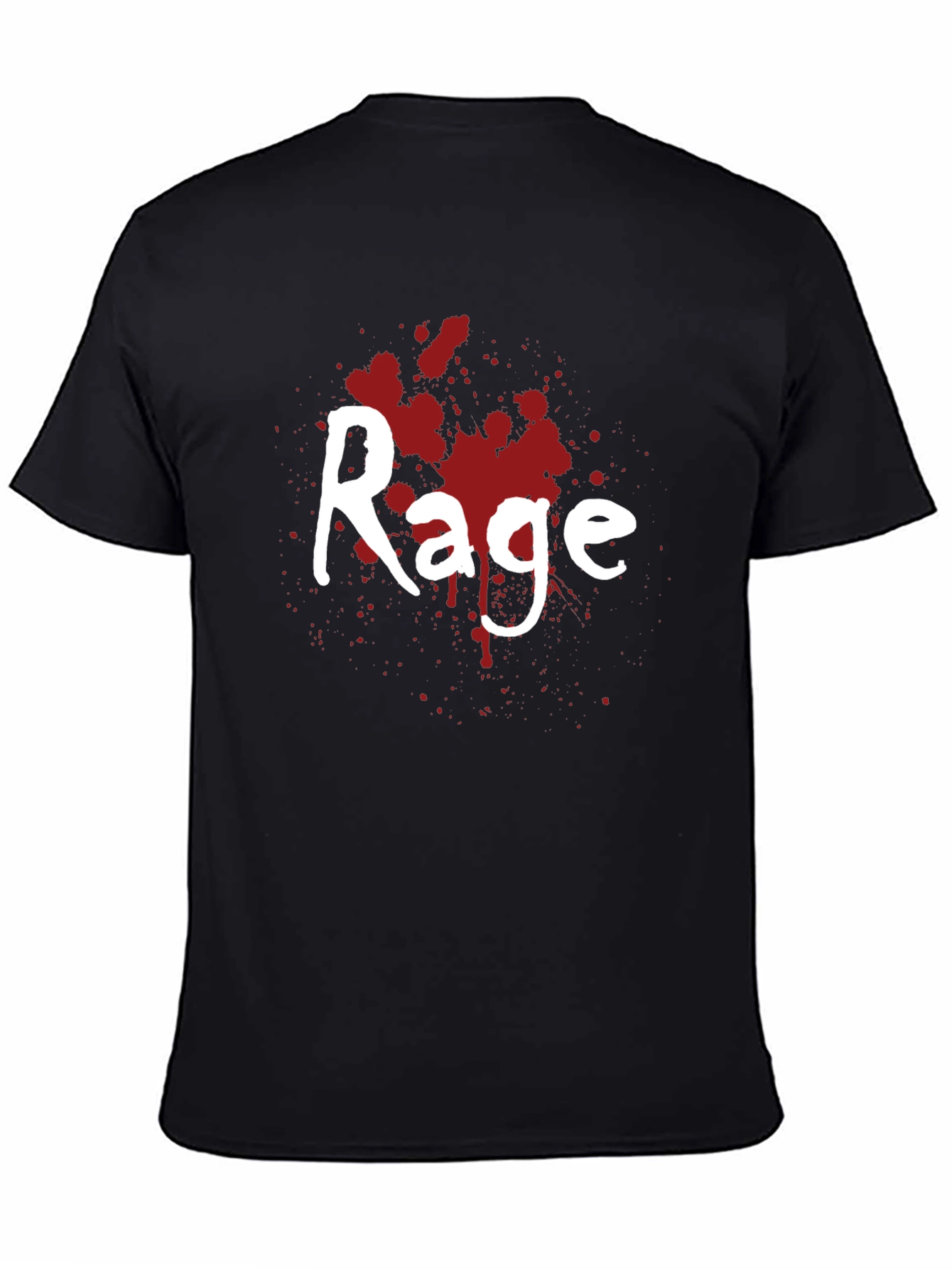 Rage Splatter Graphic Tee - Bold Statement Shirt