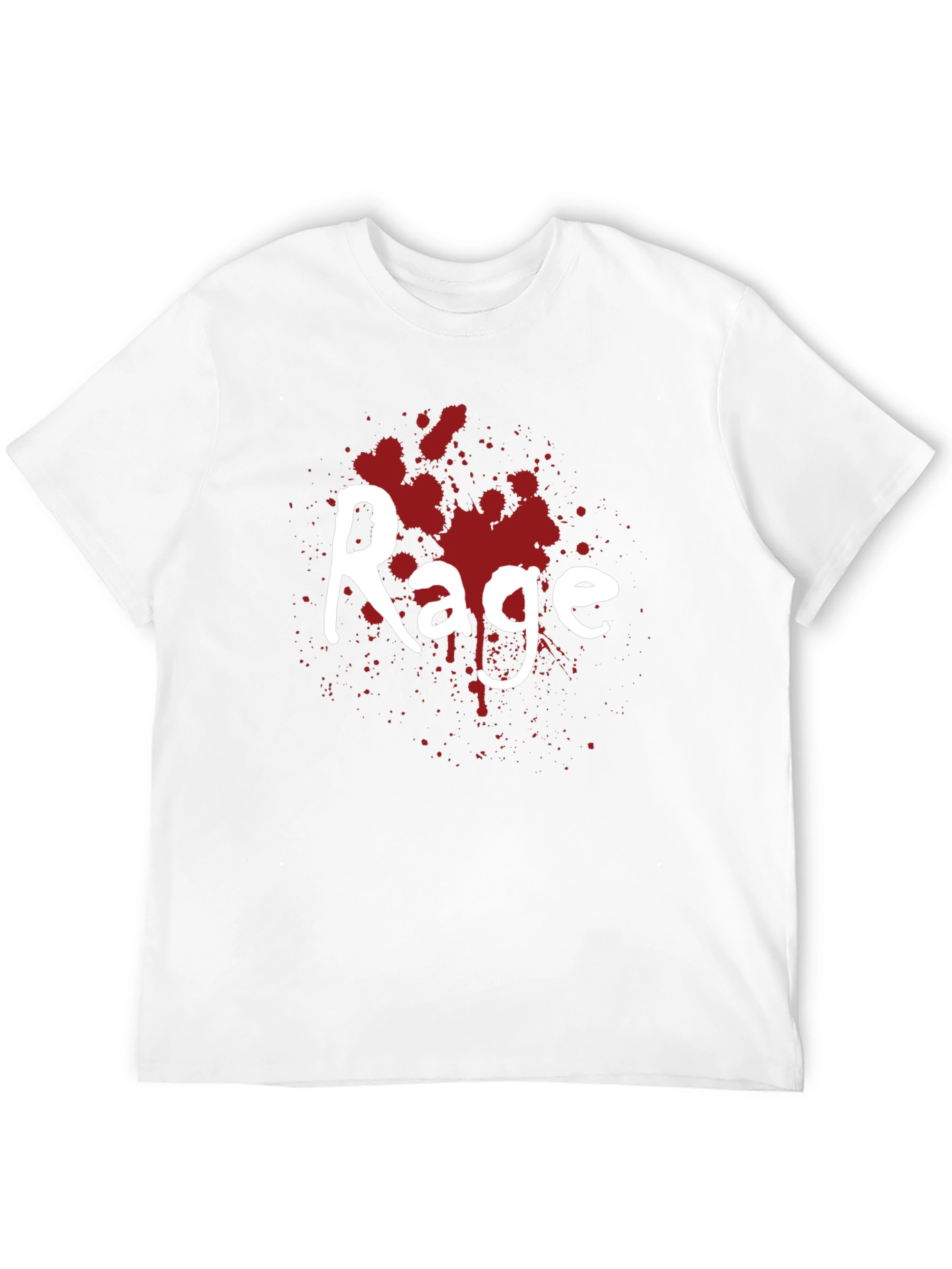 Rage Splatter Graphic Tee - Bold Statement Shirt