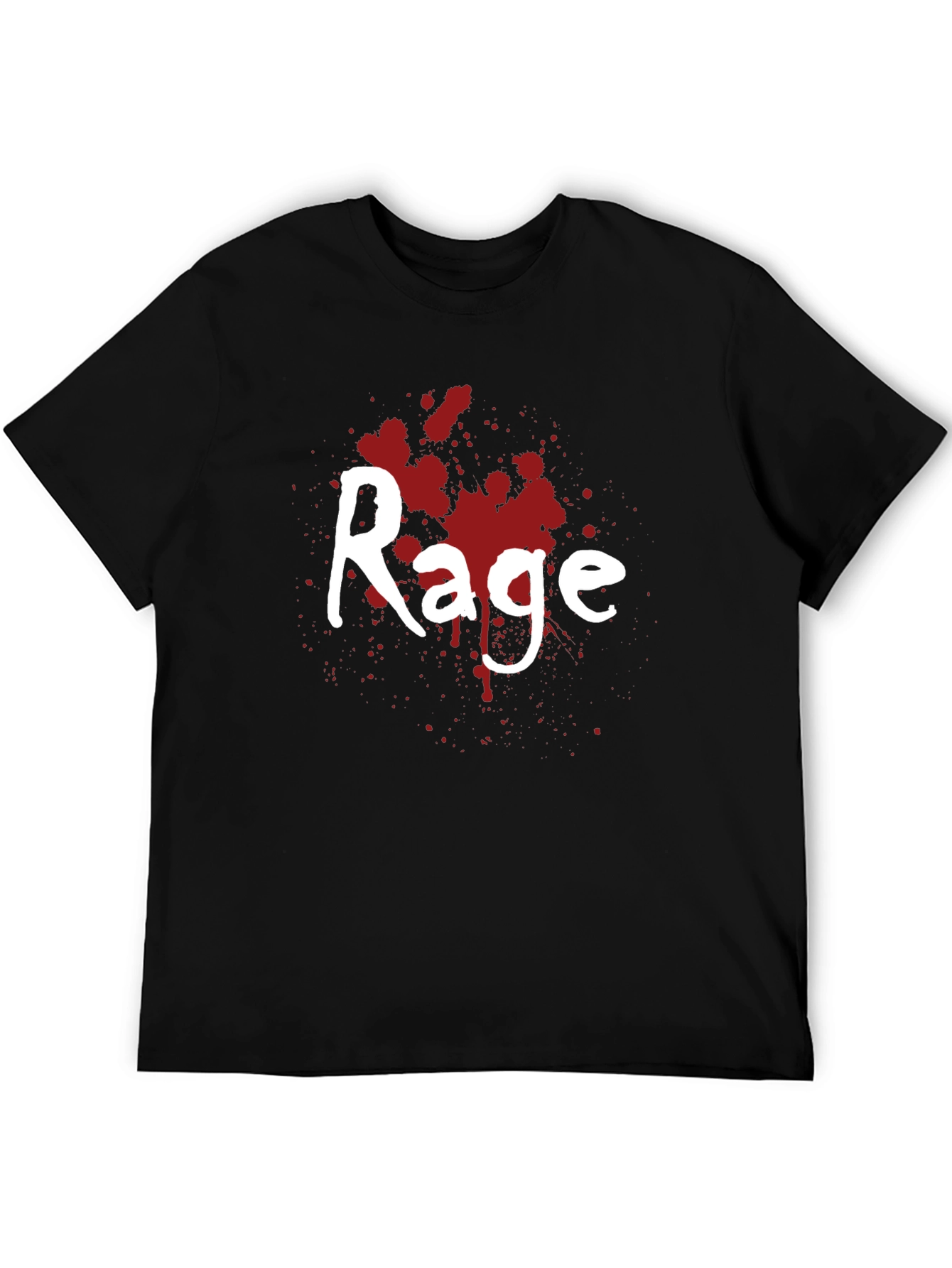 Rage Splatter Graphic Tee - Bold Statement Shirt