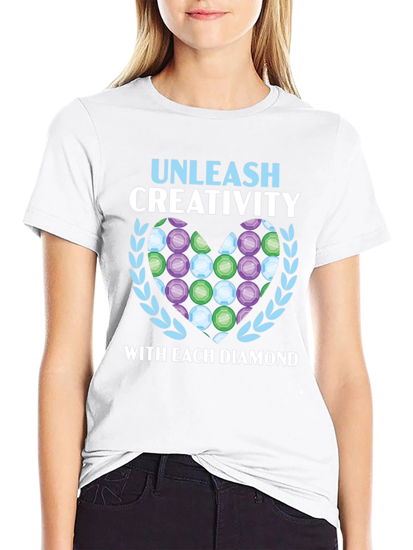 Unleash Creativity Diamond Art T-Shirt