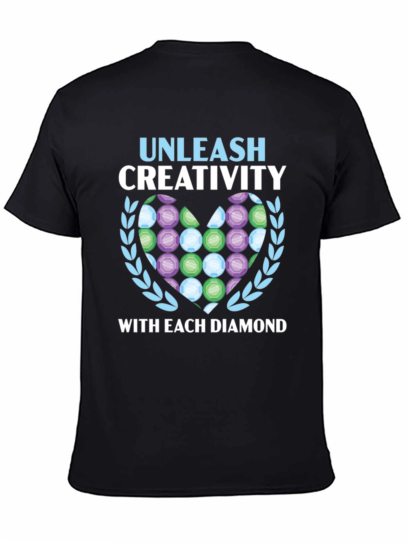 Unleash Creativity Diamond Art T-Shirt