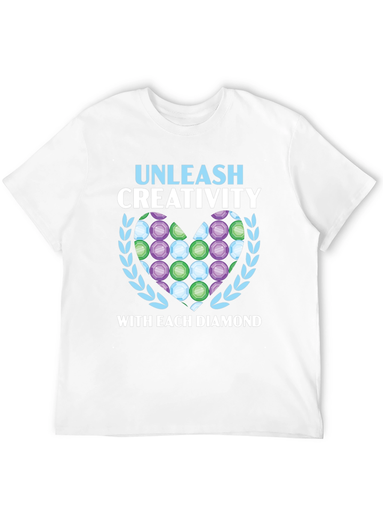 Unleash Creativity Diamond Art T-Shirt