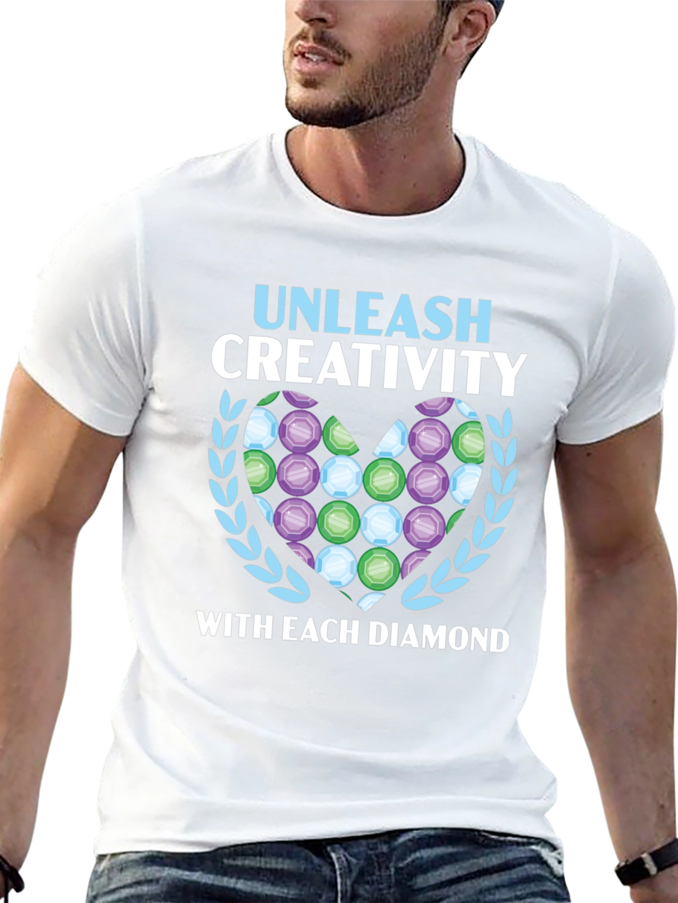 Unleash Creativity Diamond Art T-Shirt