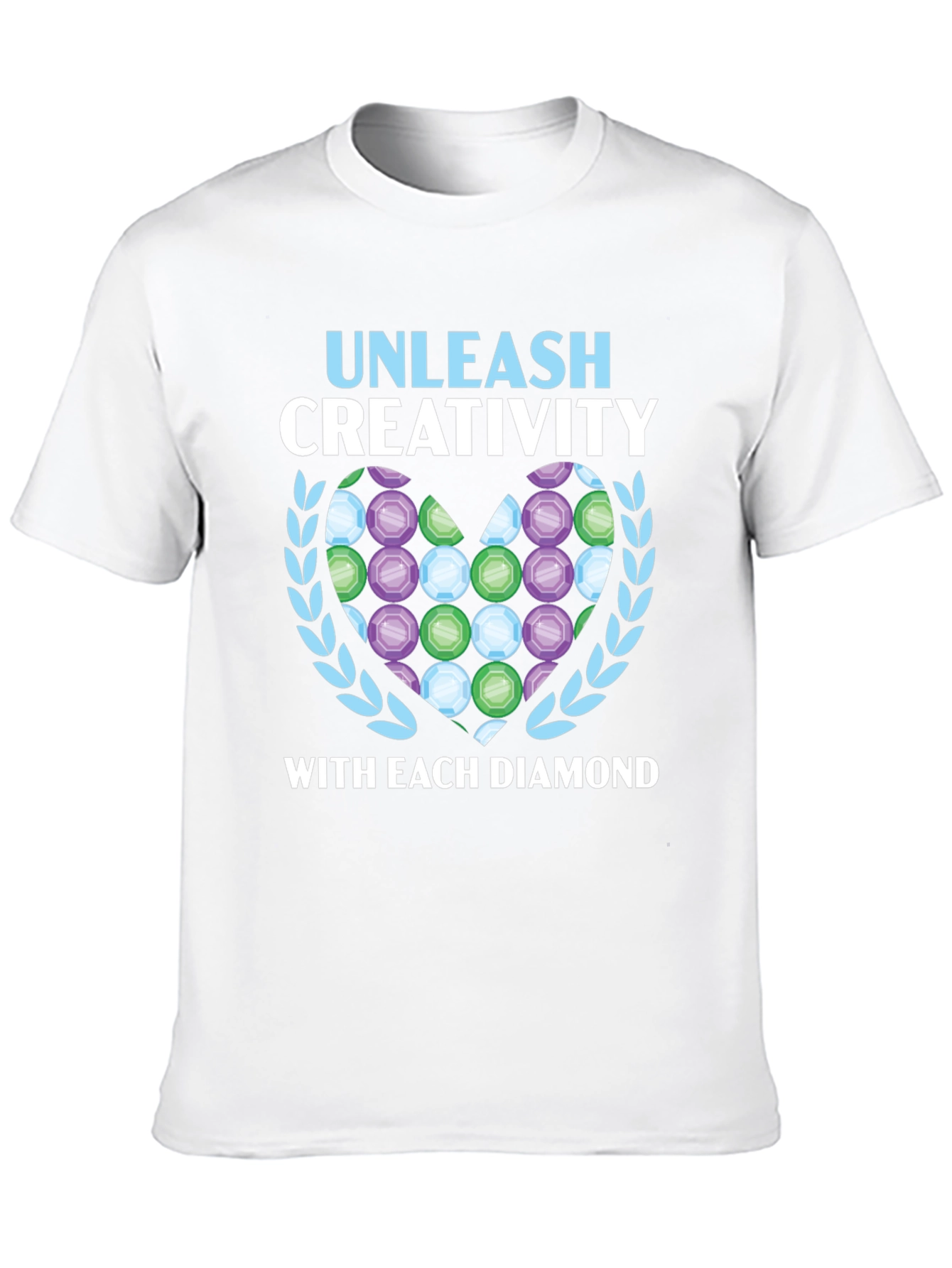 Unleash Creativity Diamond Art T-Shirt