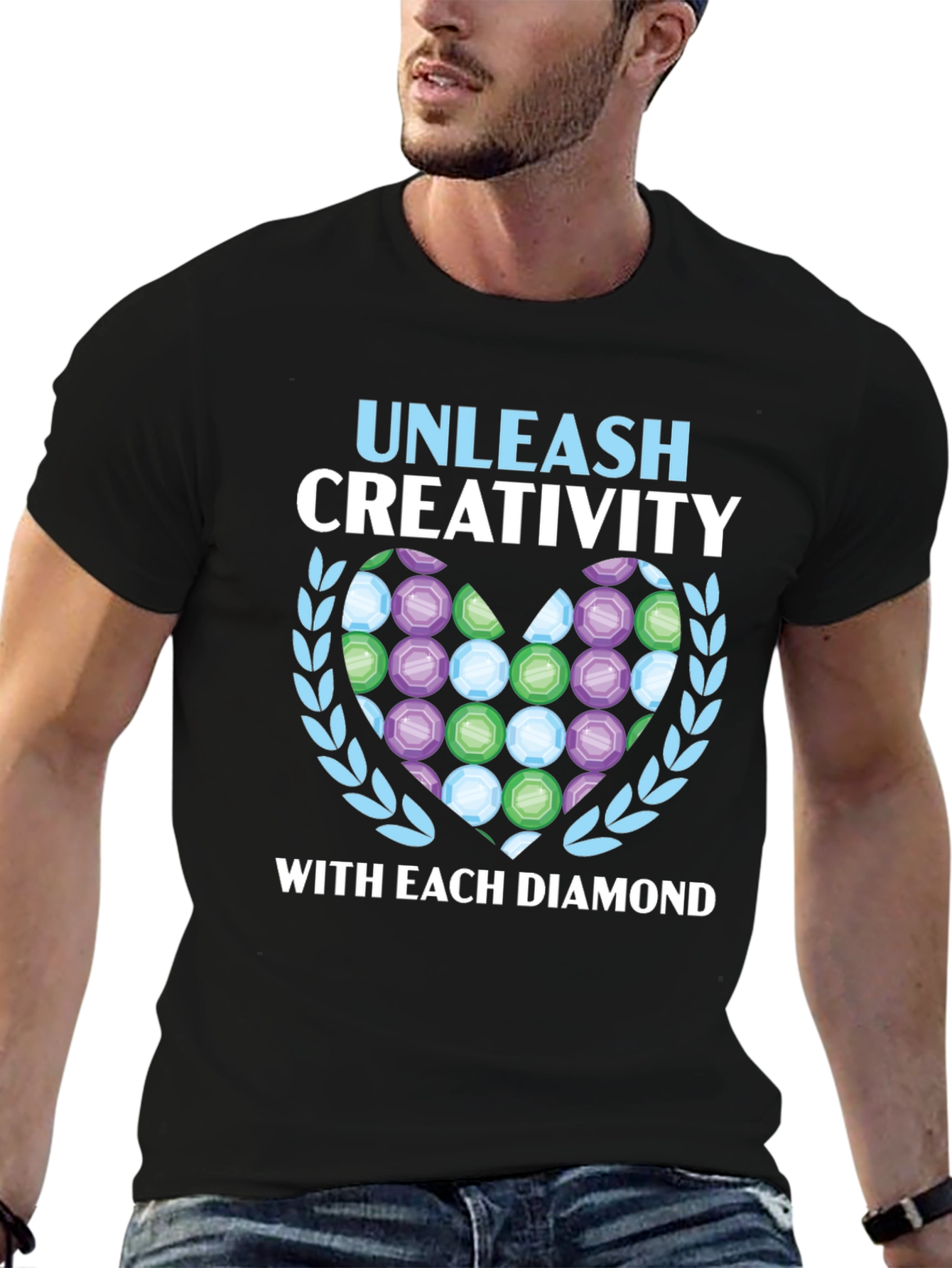 Unleash Creativity Diamond Art T-Shirt