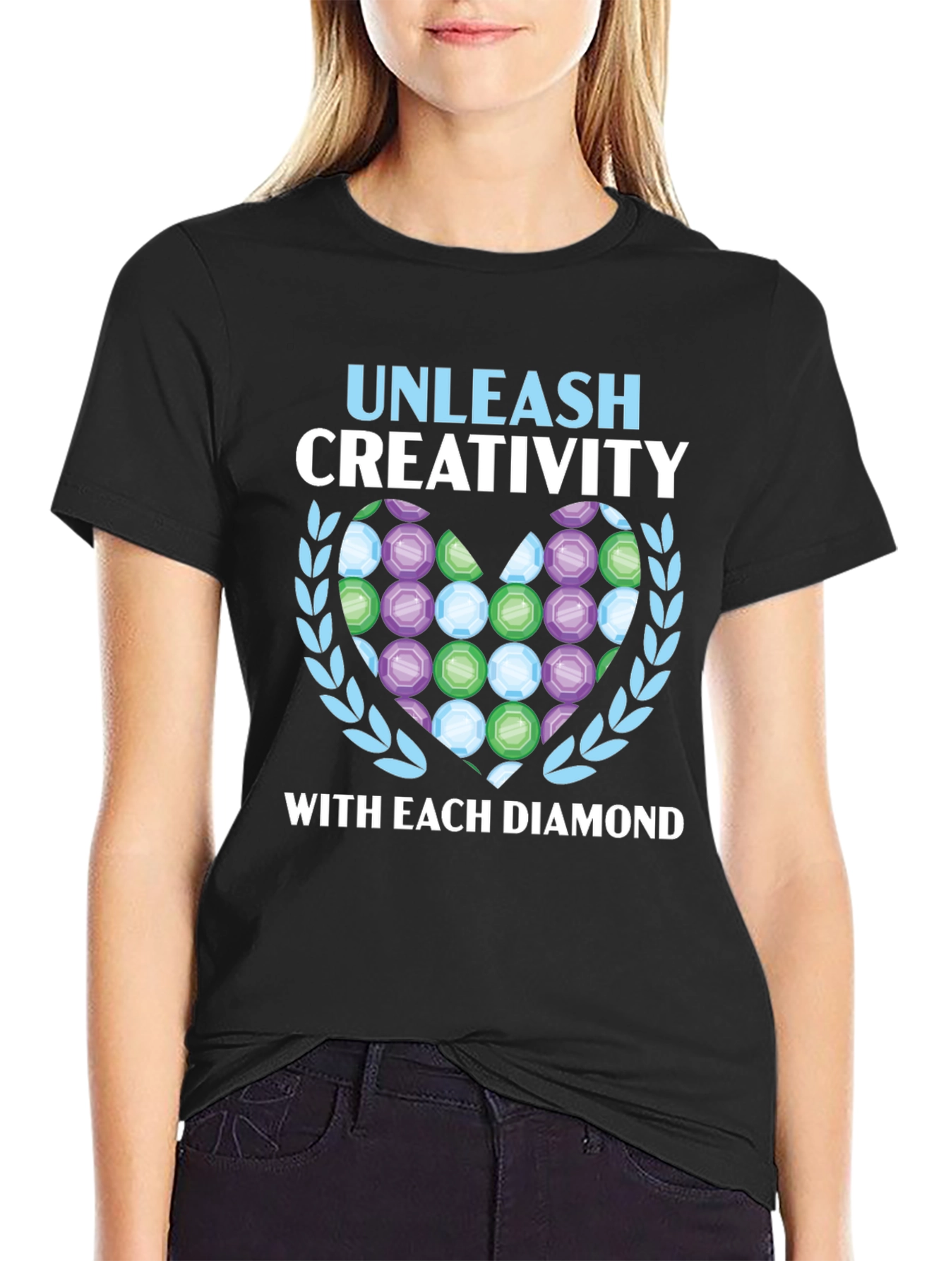 Unleash Creativity Diamond Art T-Shirt