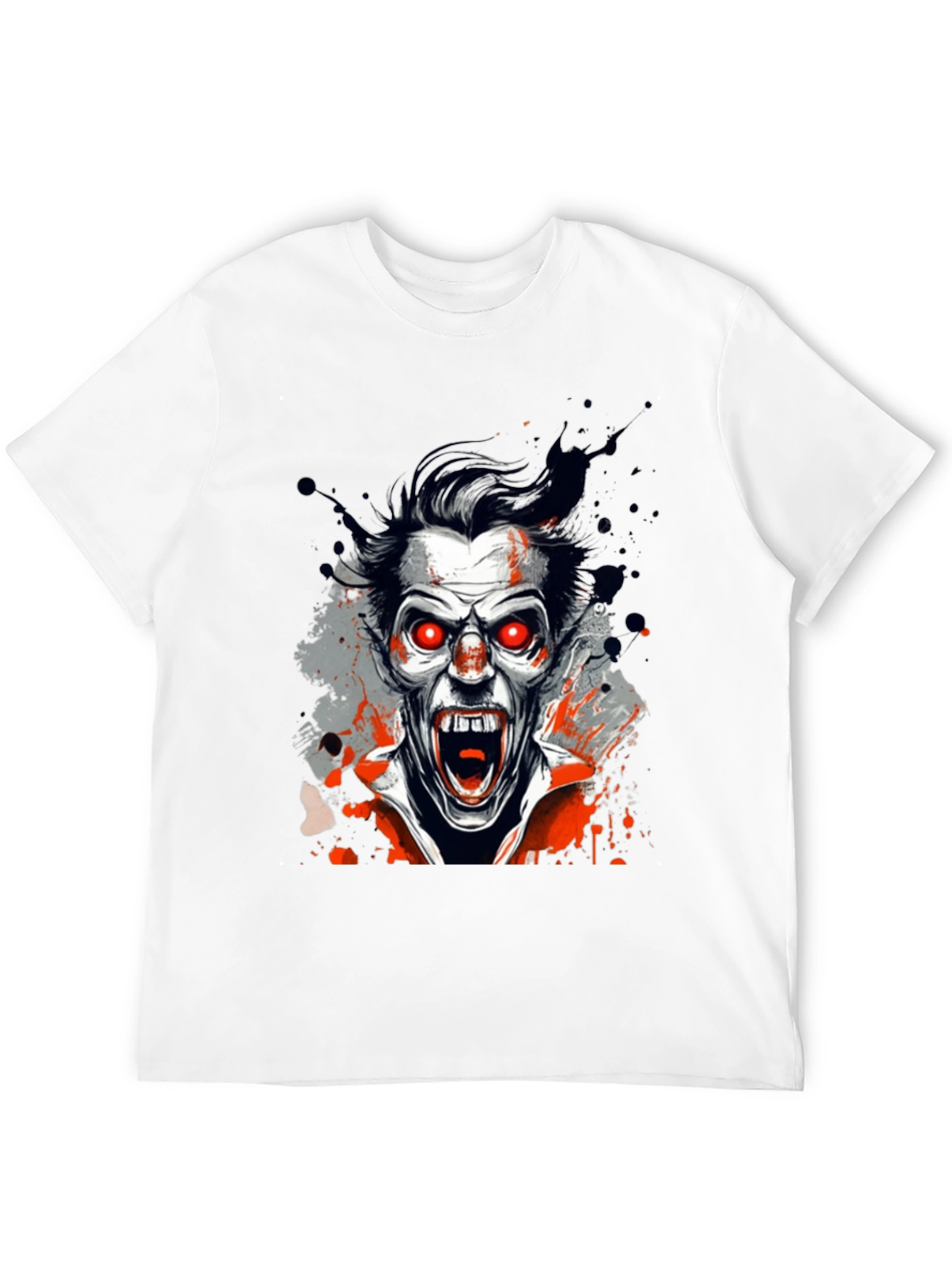 Vampire Graphic Tee - Black Horror Shirt