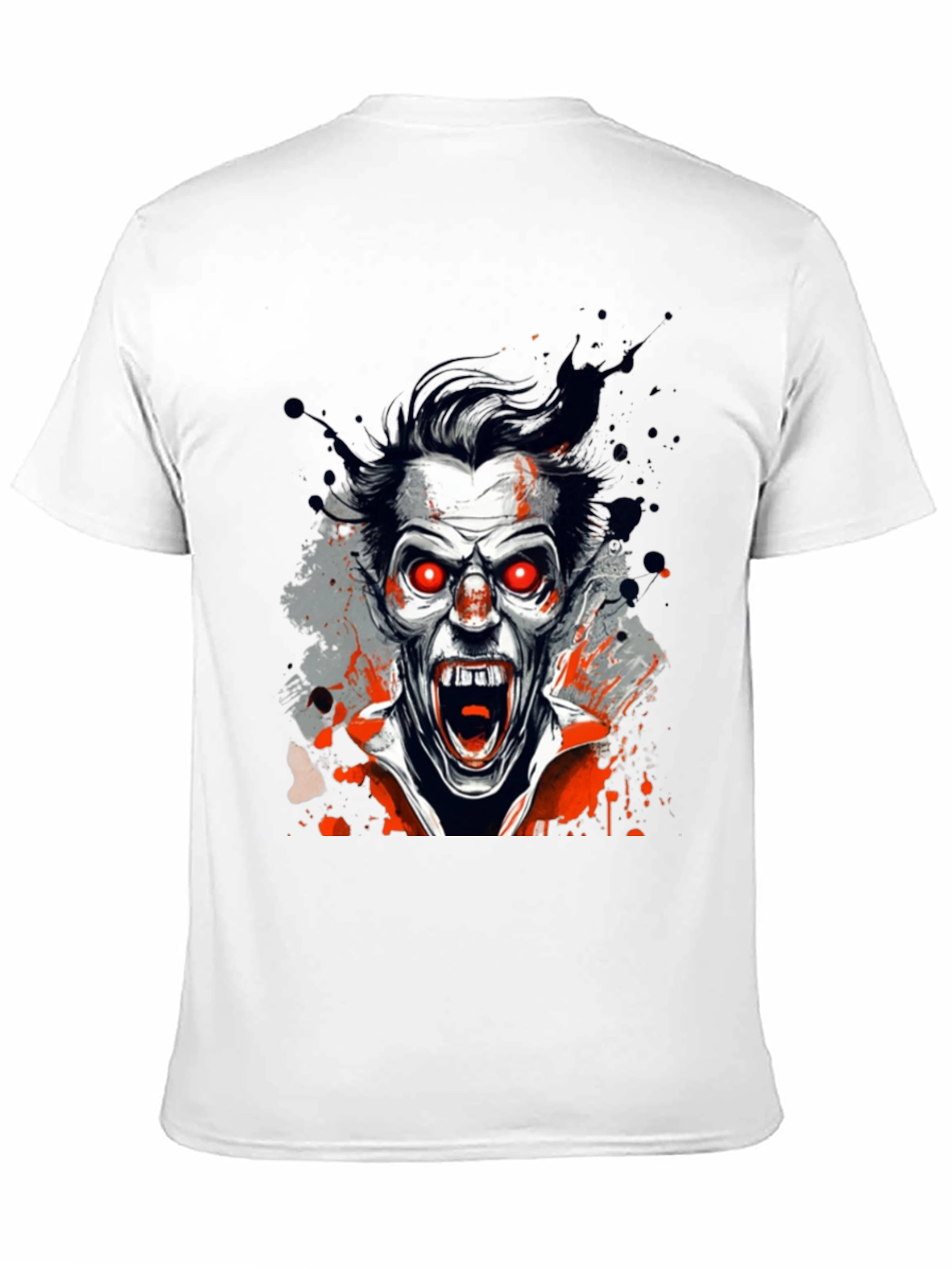 Vampire Graphic Tee - Black Horror Shirt