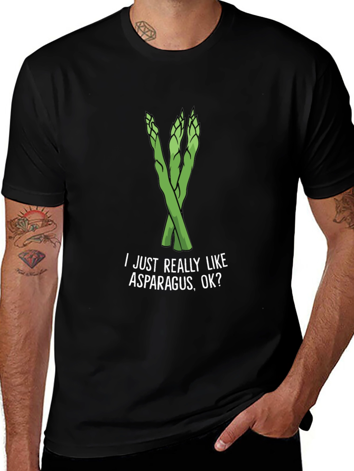 Asparagus Lover T-Shirt - Funny Vegetarian Gift
