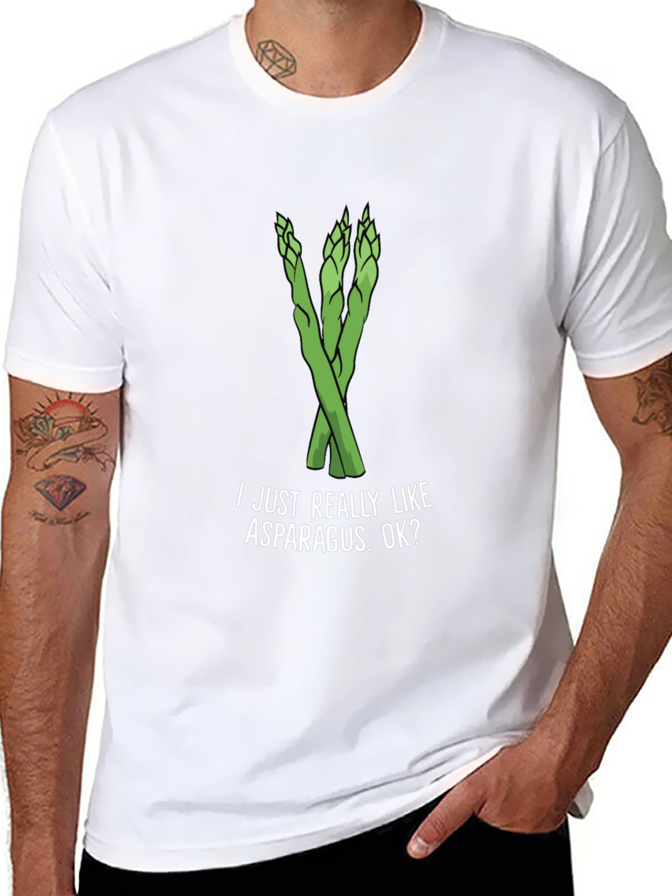 Asparagus Lover T-Shirt - Funny Vegetarian Gift