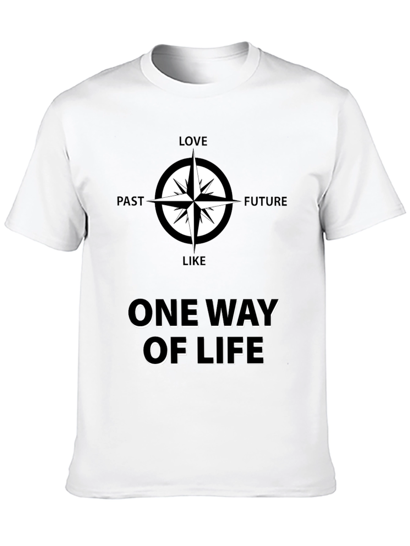 One Way Of Life Compass Graphic Tee