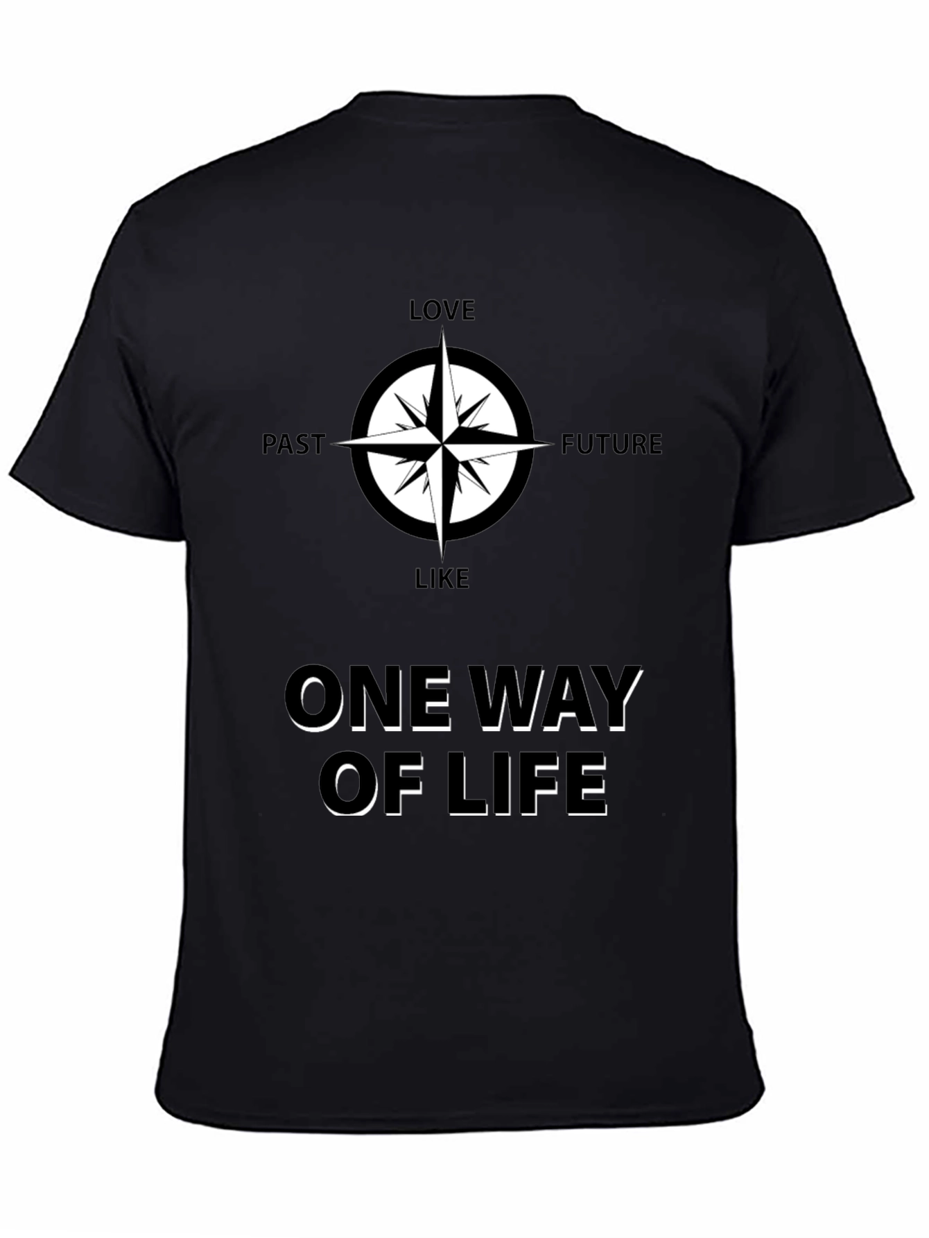 One Way Of Life Compass Graphic Tee