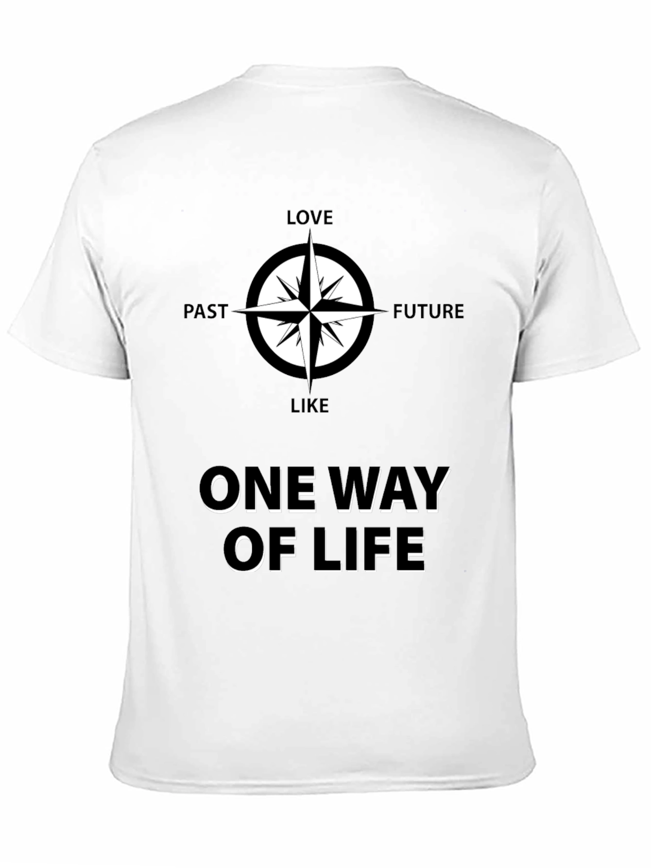 One Way Of Life Compass Graphic Tee