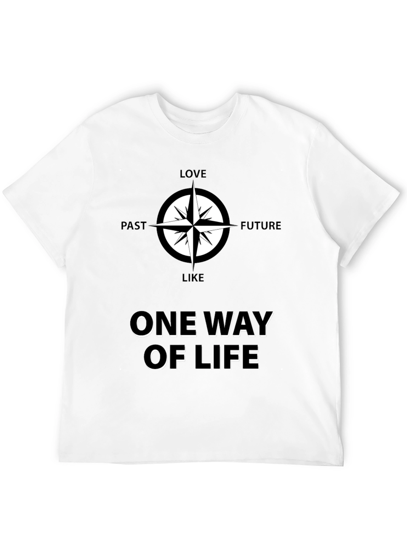 One Way Of Life Compass Graphic Tee