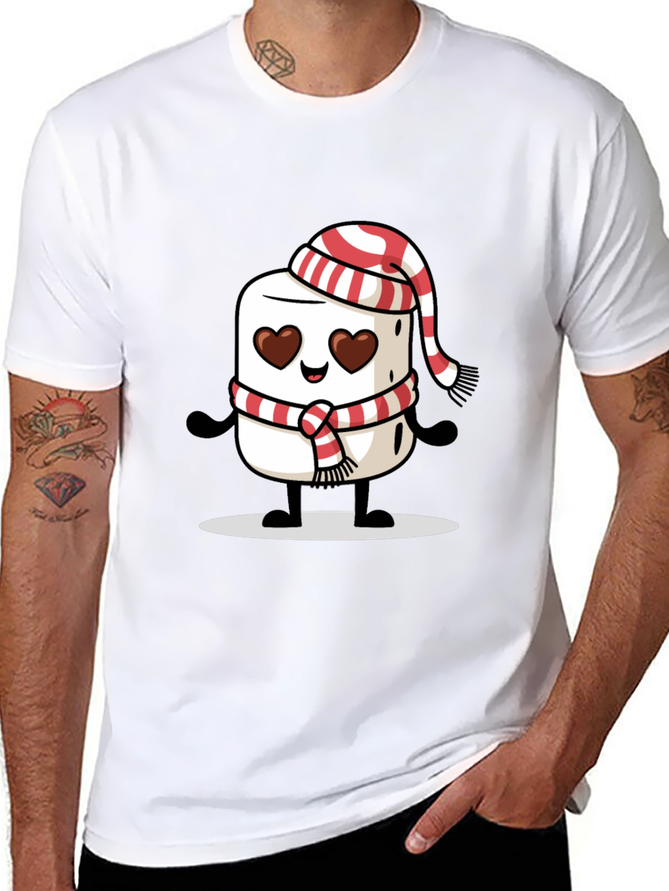 Marshmallow Character T-Shirt