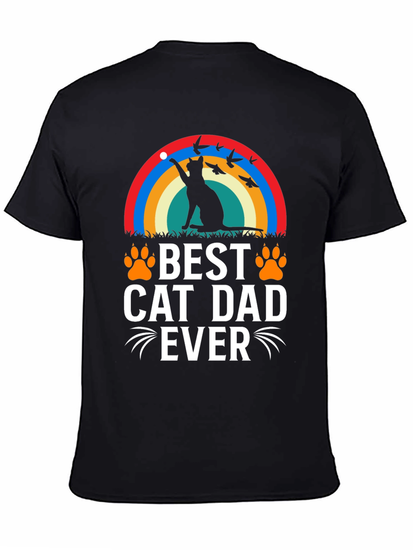 Best Cat Dad Ever Graphic Tee