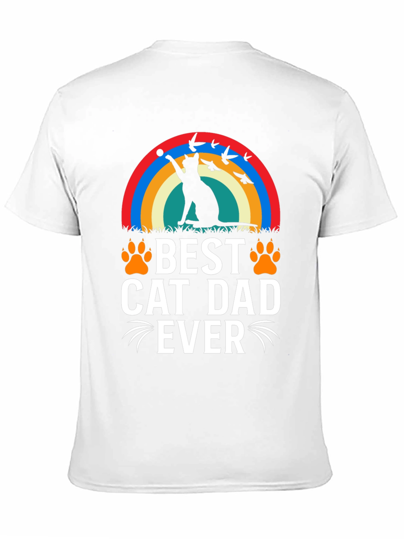 Best Cat Dad Ever Graphic Tee