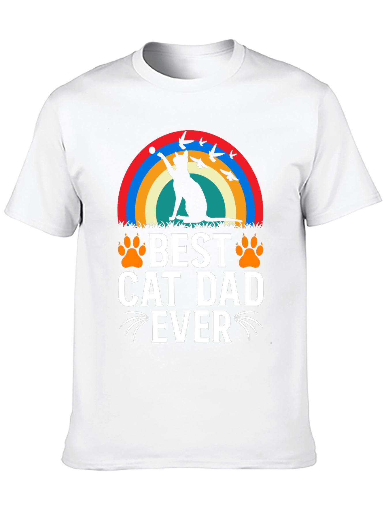 Best Cat Dad Ever Graphic Tee