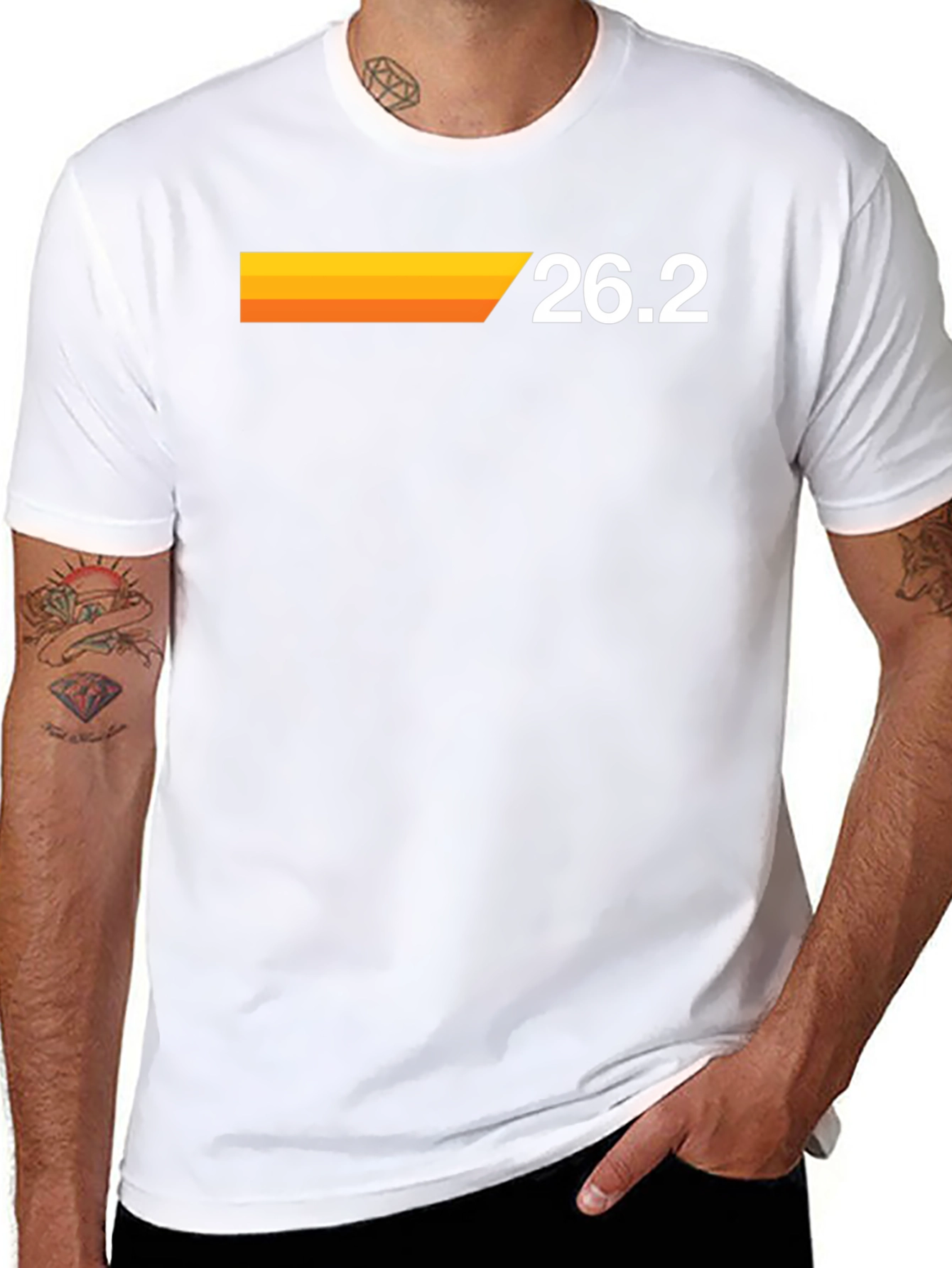 26.2 Marathon Runner Black T-Shirt