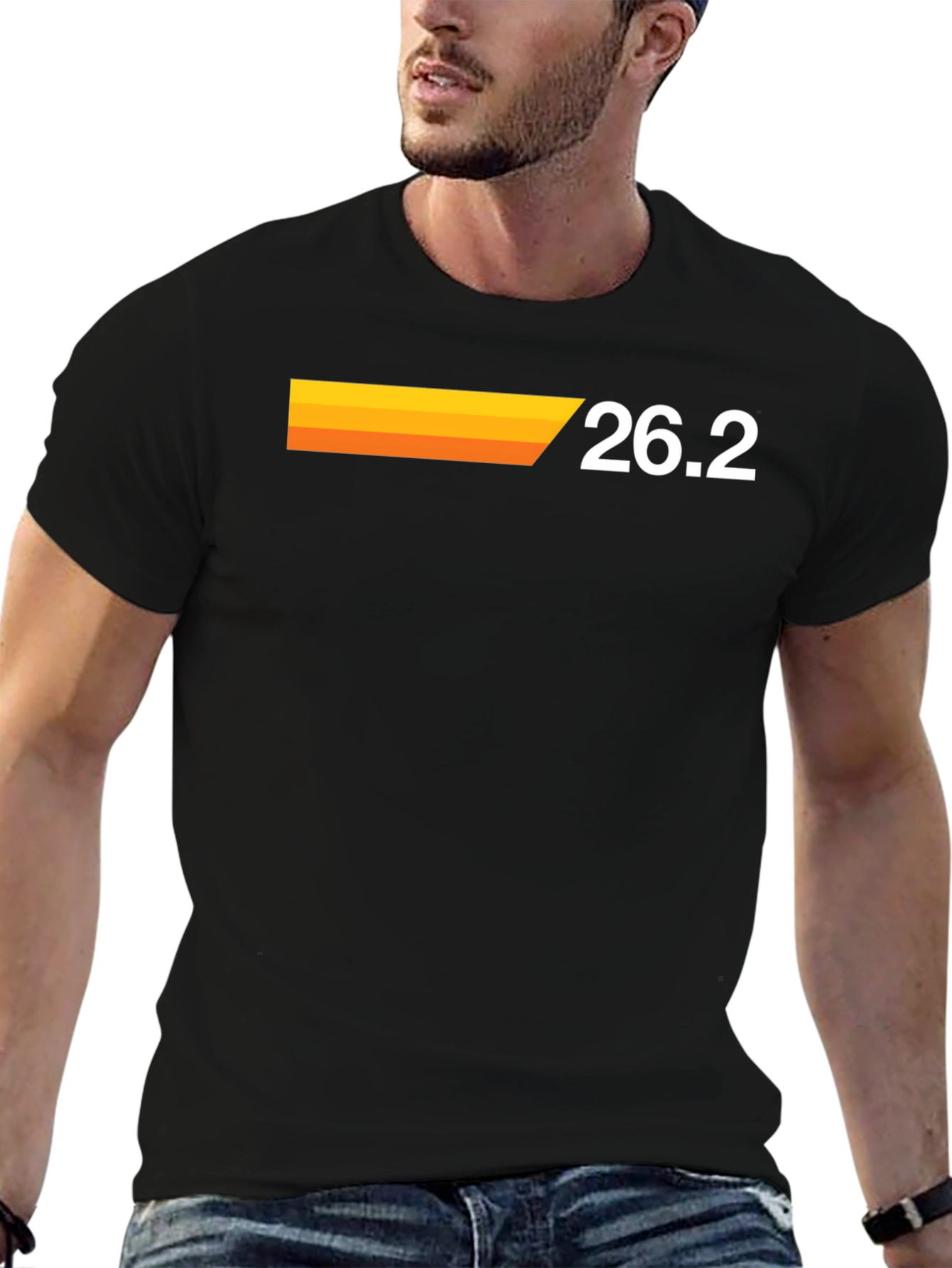 26.2 Marathon Runner Black T-Shirt