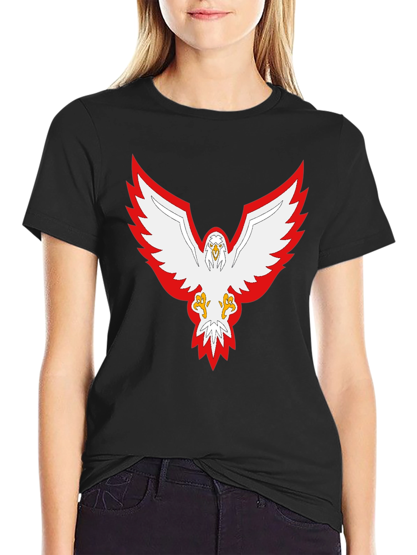 Eagle Crest Graphic Tee - Black