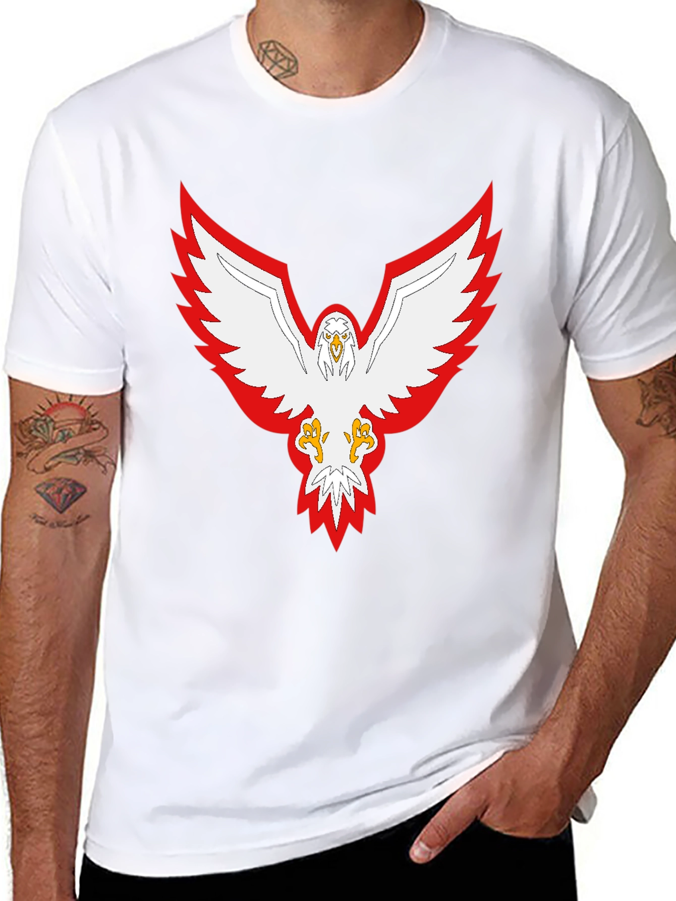 Eagle Crest Graphic Tee - Black