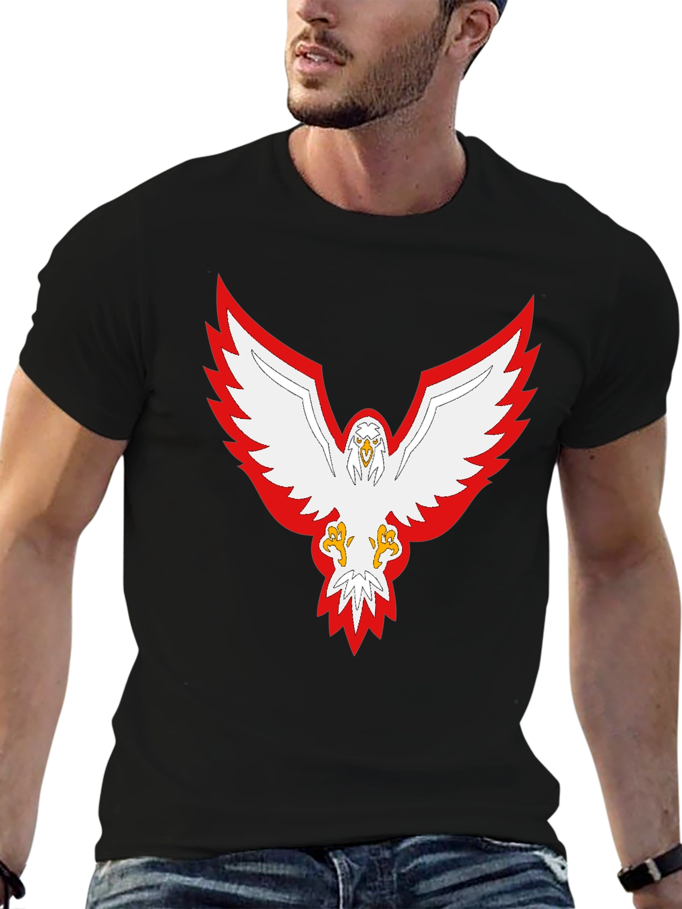Eagle Crest Graphic Tee - Black
