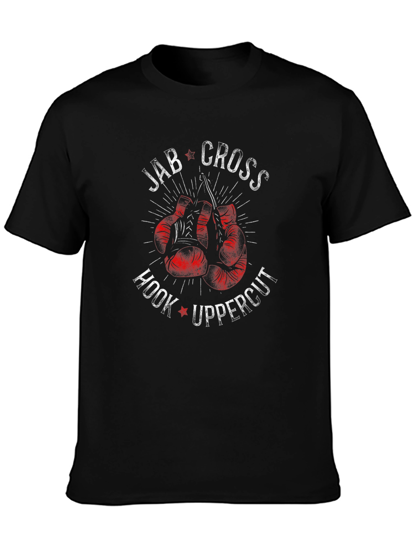 Boxing Glove Graphic Print Mens T-Shirt