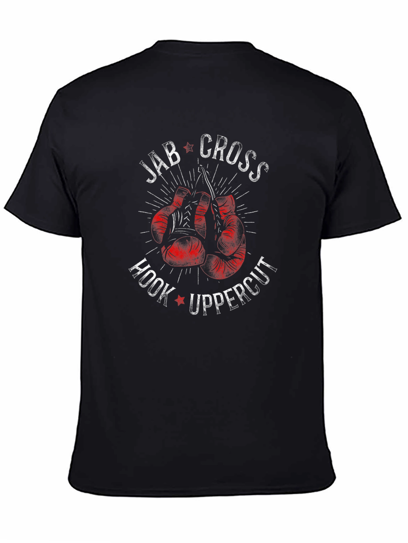 Boxing Glove Graphic Print Mens T-Shirt