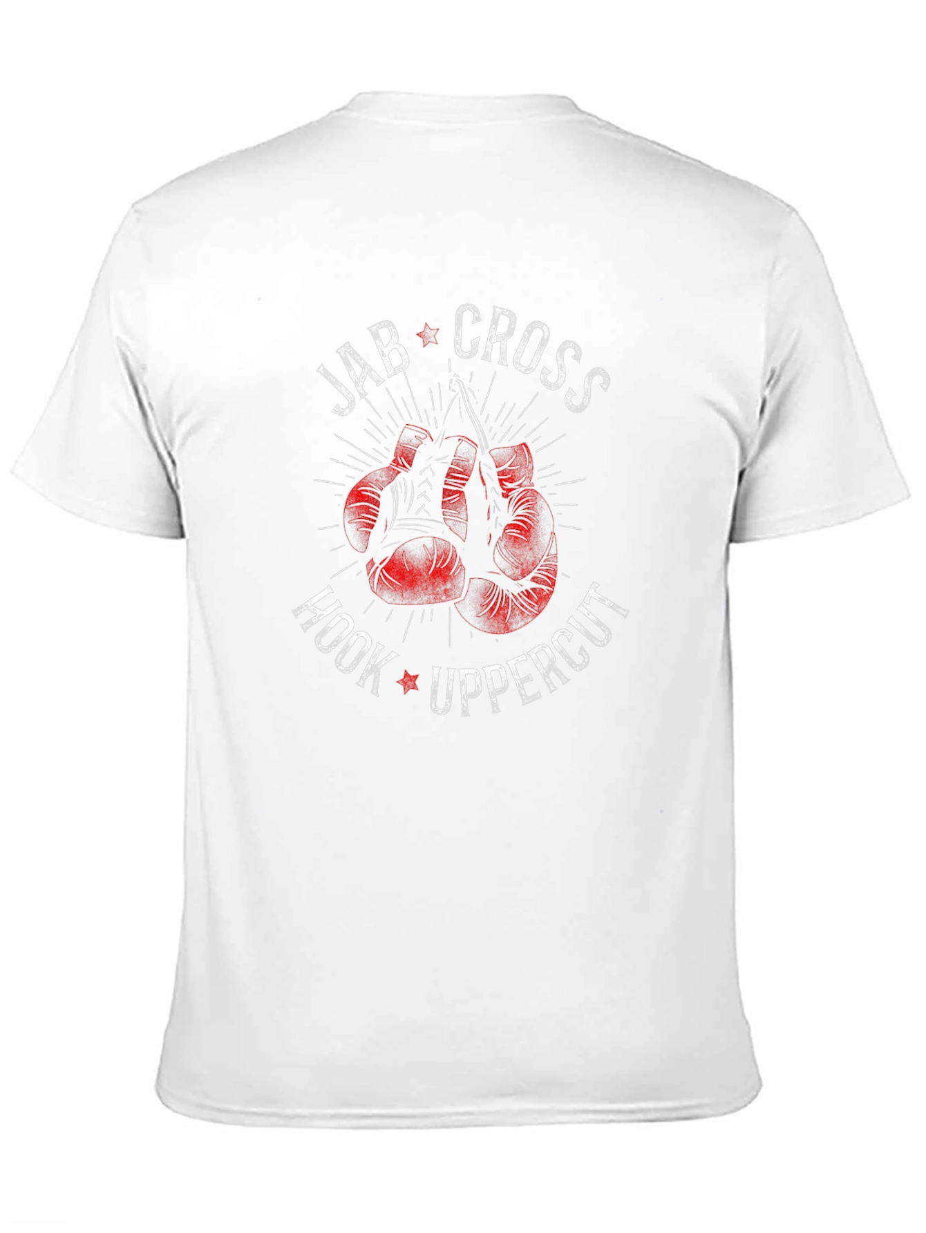 Boxing Glove Graphic Print Mens T-Shirt