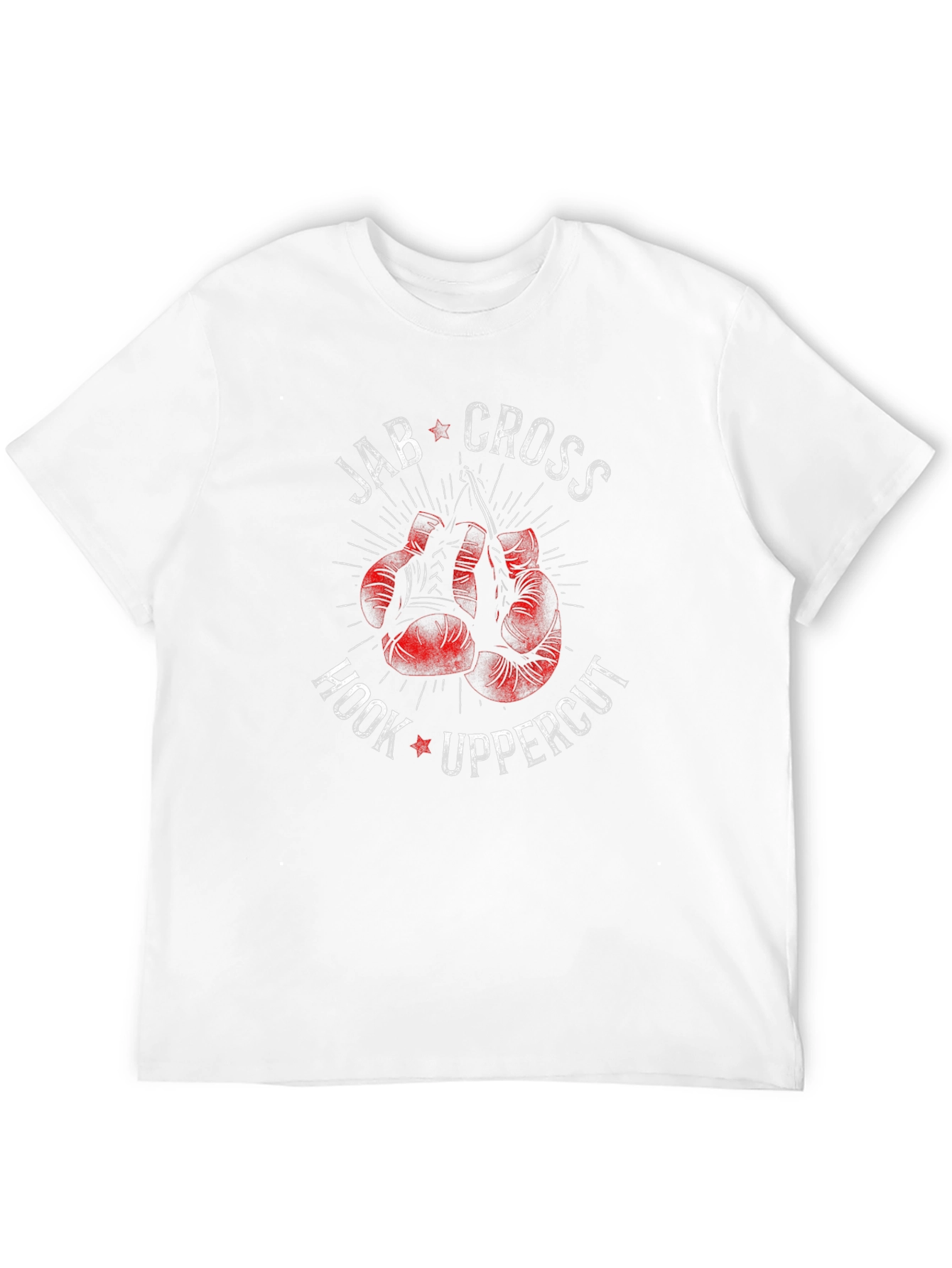 Boxing Glove Graphic Print Mens T-Shirt