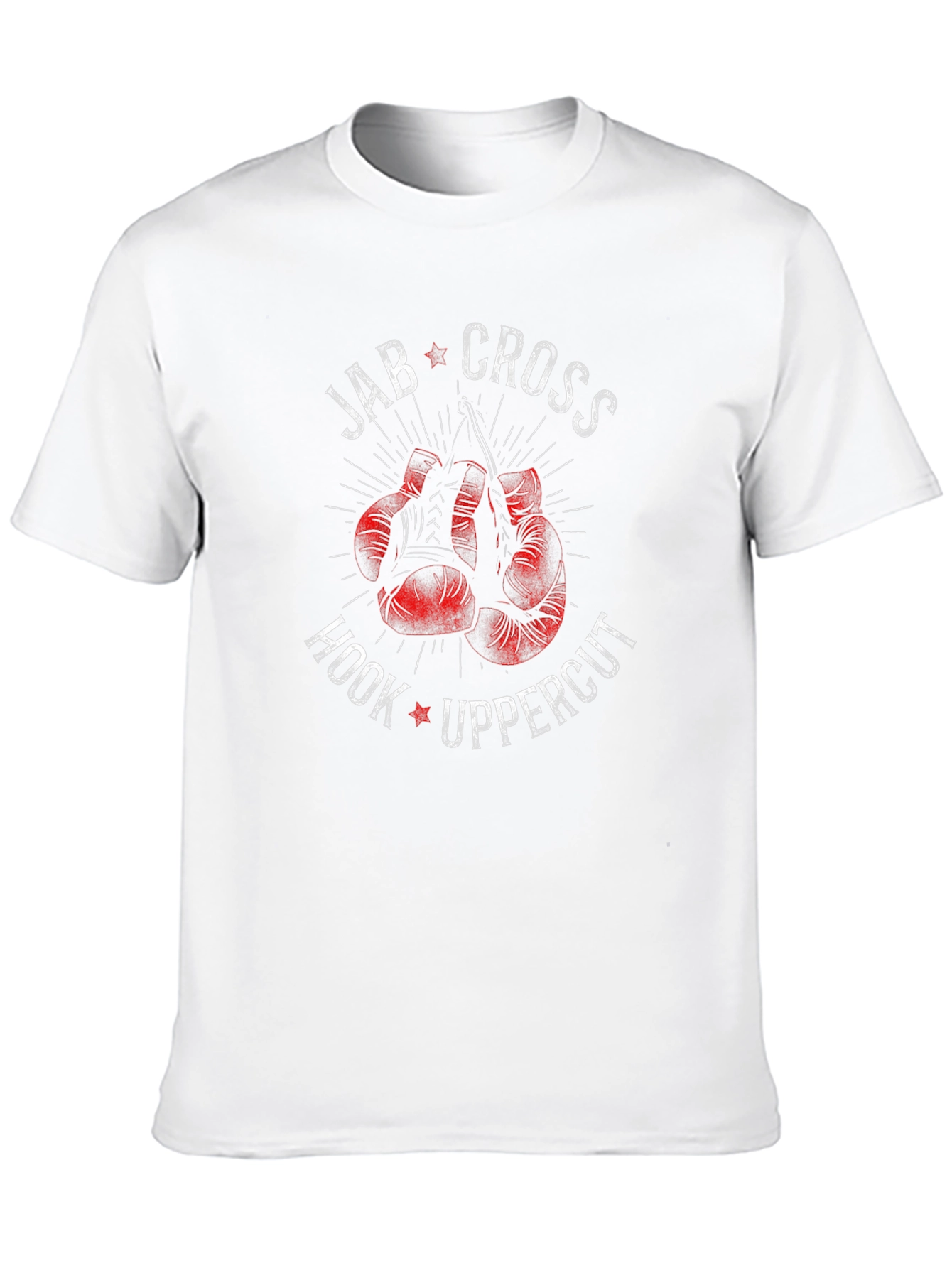Boxing Glove Graphic Print Mens T-Shirt