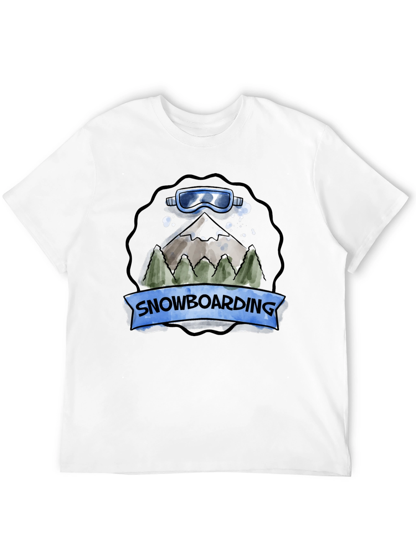 Snowboarding Graphic T-Shirt