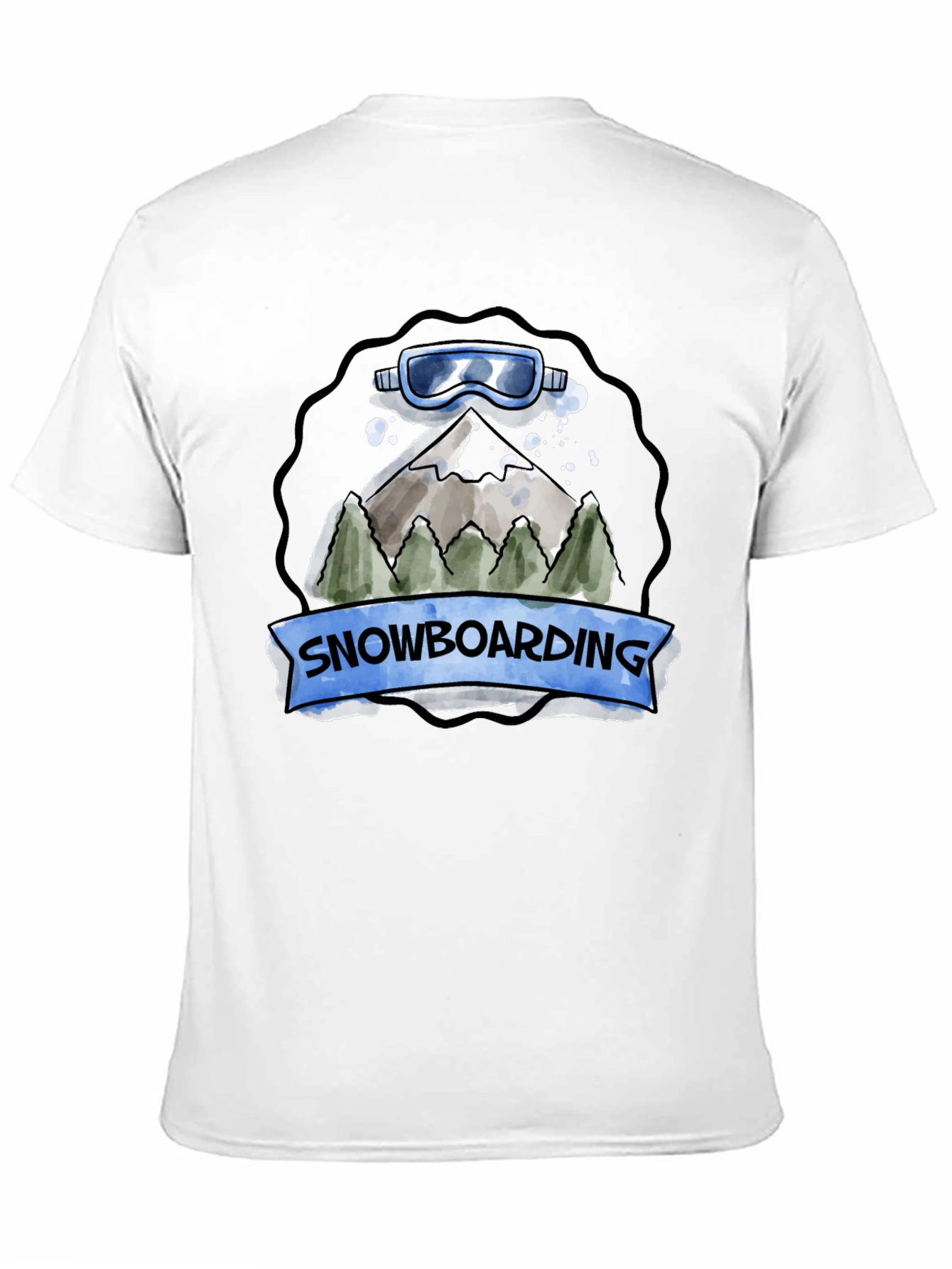 Snowboarding Graphic T-Shirt