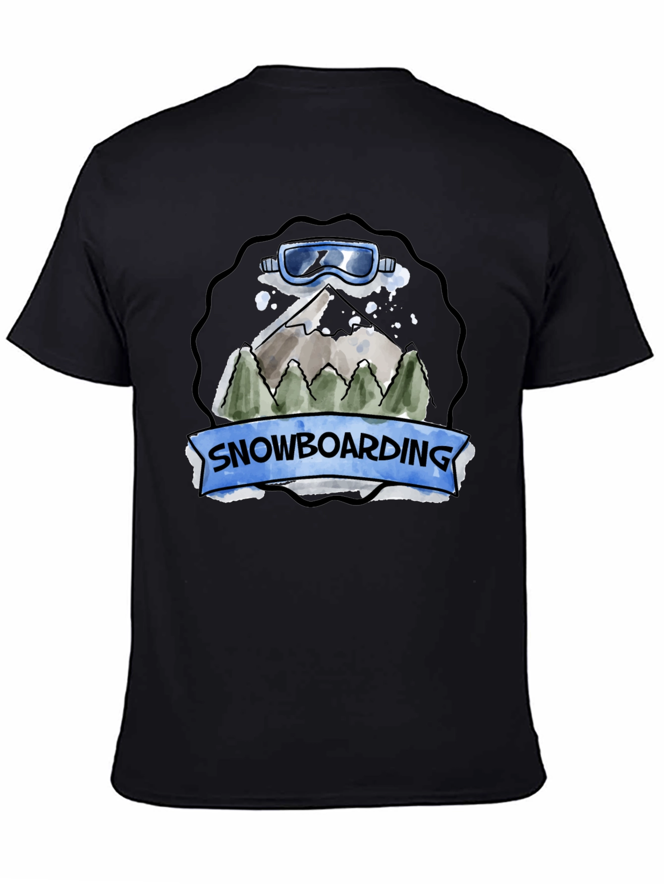 Snowboarding Graphic T-Shirt