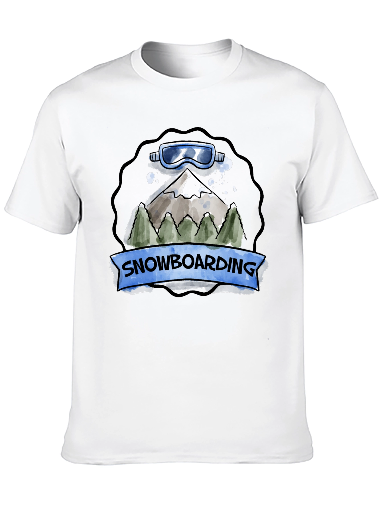 Snowboarding Graphic T-Shirt
