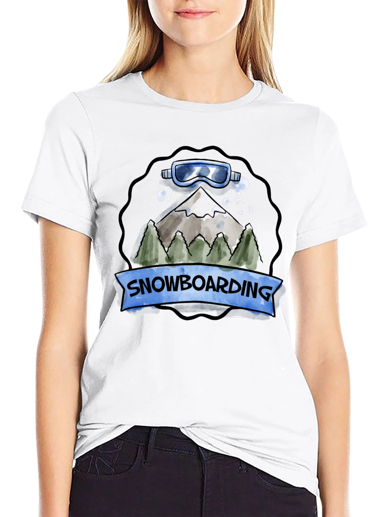 Snowboarding Graphic T-Shirt
