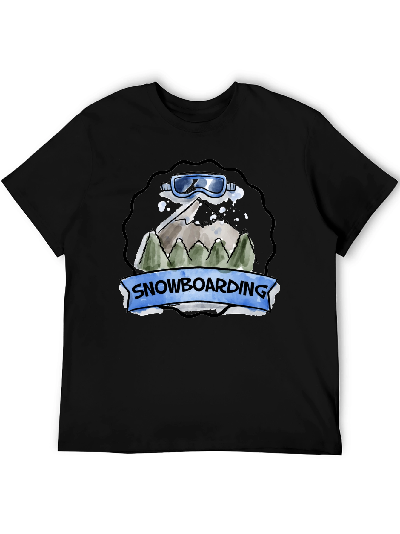 Snowboarding Graphic T-Shirt
