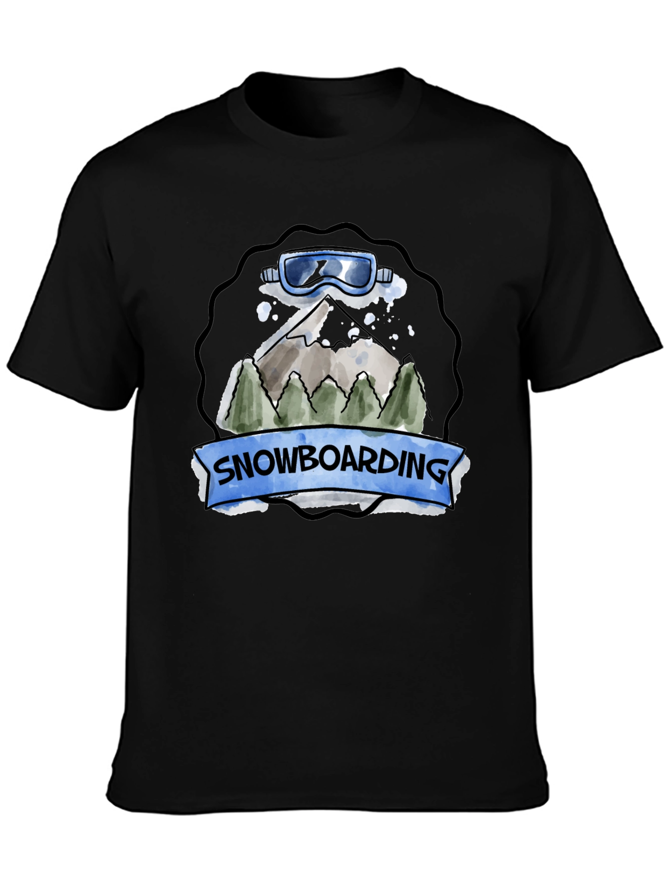 Snowboarding Graphic T-Shirt