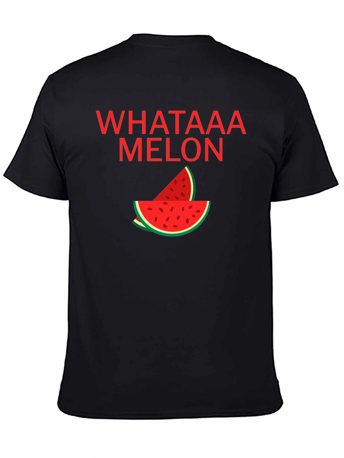 Whataaa Melon Graphic Tee - Summer Fun T-Shirt